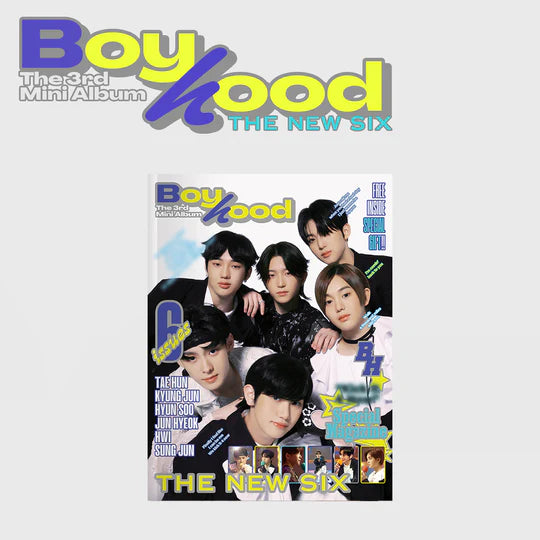THE NEW SIX (TNX) - BOYHOOD Kpop Album