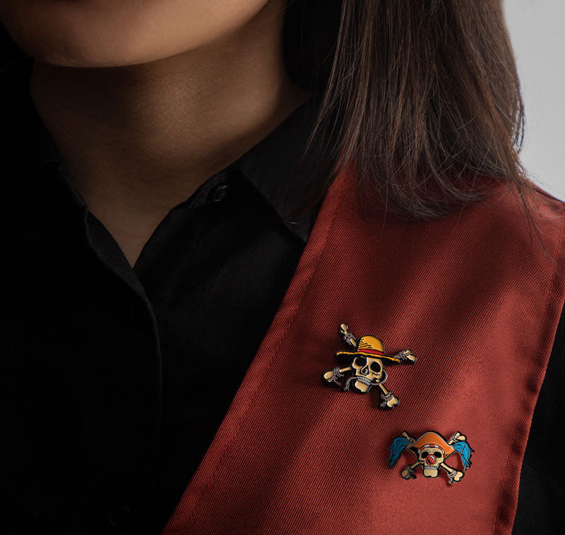 ONE PIECE (Netflix) Pin Badge - Luffy & Buggy