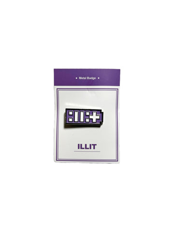 ILLIT Logo Enamel Pin Metal Badge