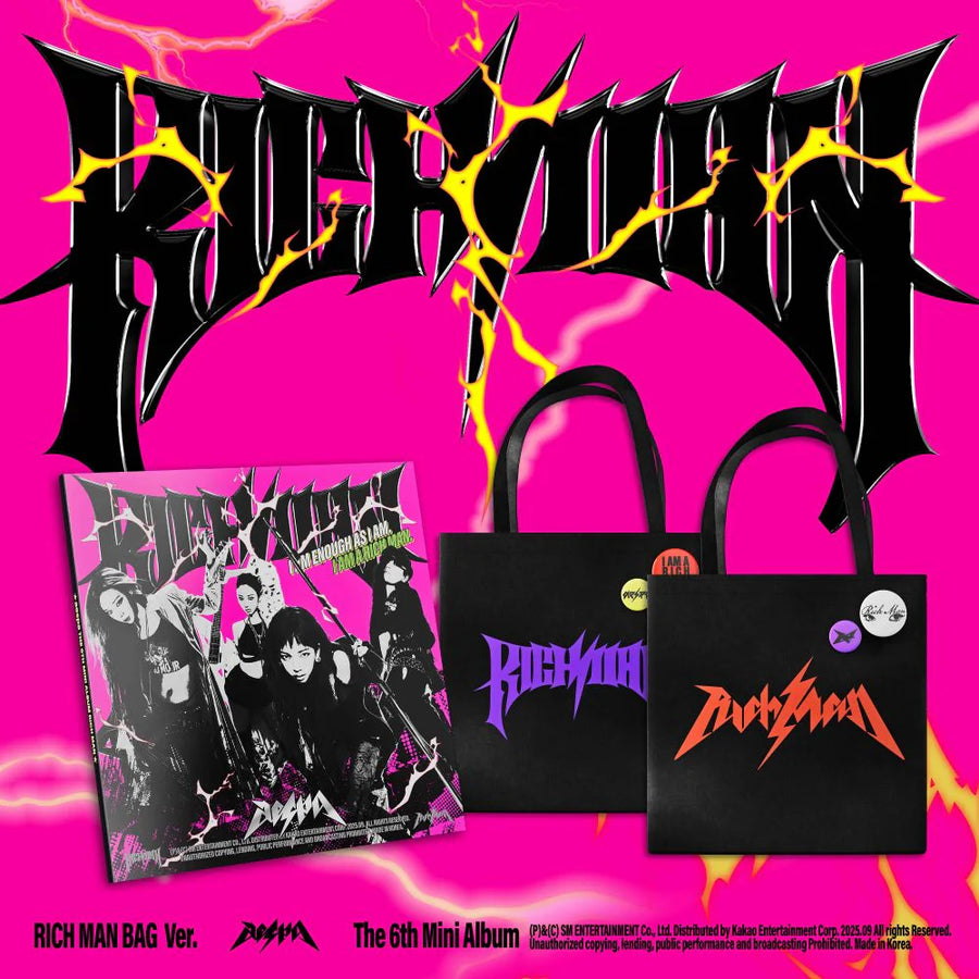 AESPA - 6TH MINI ALBUM [RICH MAN] (Rich Man Bag Ver.)
