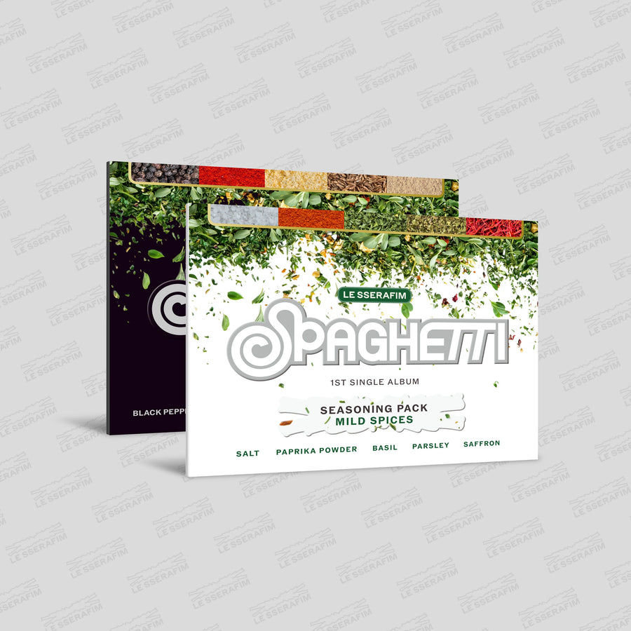 LE SSERAFIM - 1ST SINGLE ALBUM [SPAGHETTI] (Weverse Ver.)