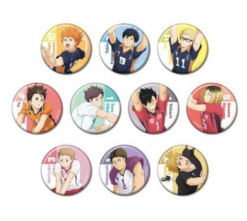 Haikyuu Large Can Badge Collection