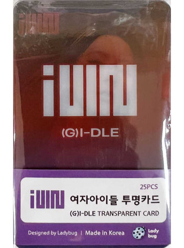 Kpop Transparent Photo Cards - (G)I-DLE JIHA