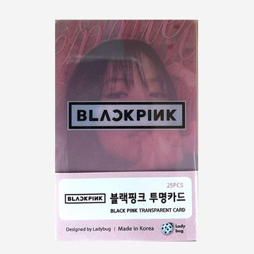 Kpop BLACKPINK Transparent Photo Cards (Pack of 25) – Collectible Korean Idol Cards JIHA