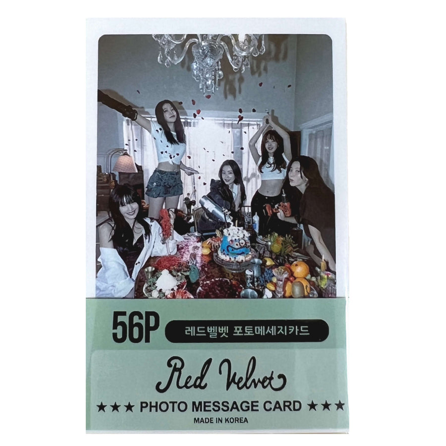 KPOP 56P Photo Message Cards - RED VELVET