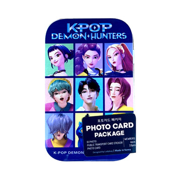 KPOP DEMON HUNTERS Tin Photo Card Package