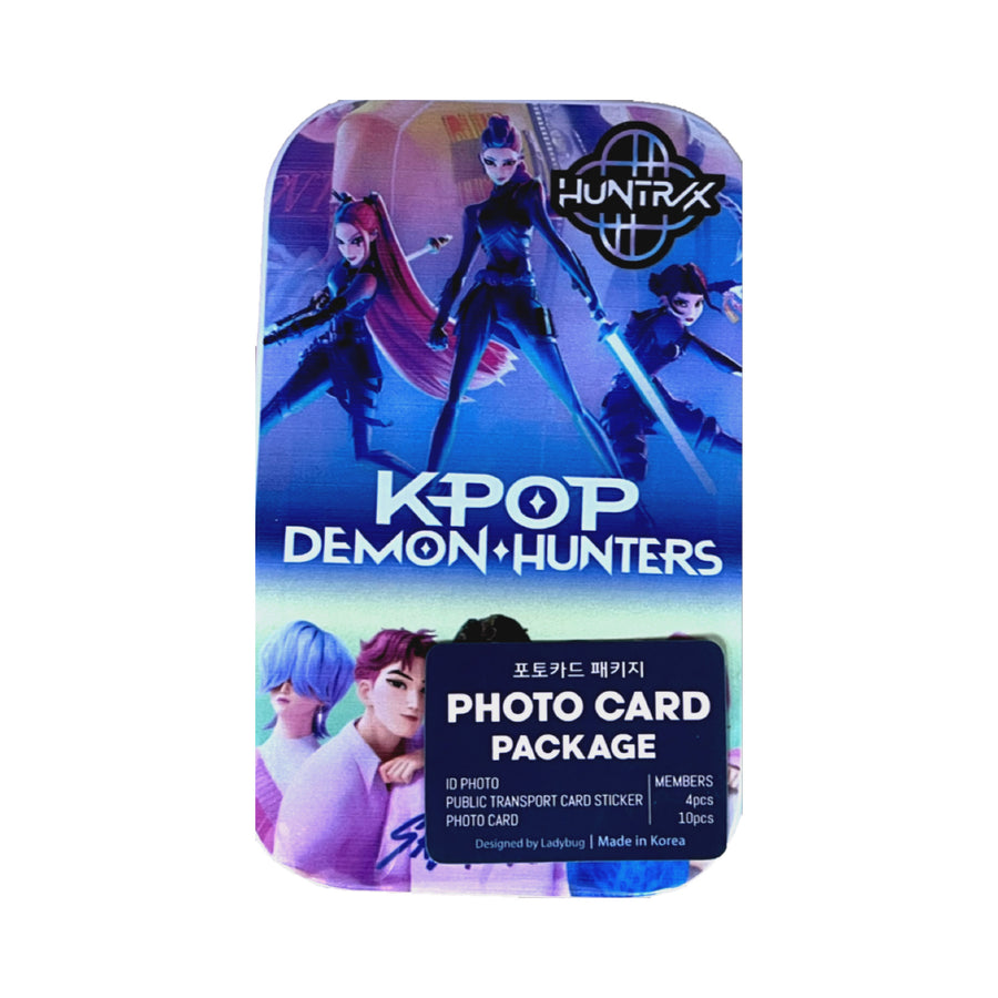 KPOP DEMON HUNTERS Tin Photo Card Package
