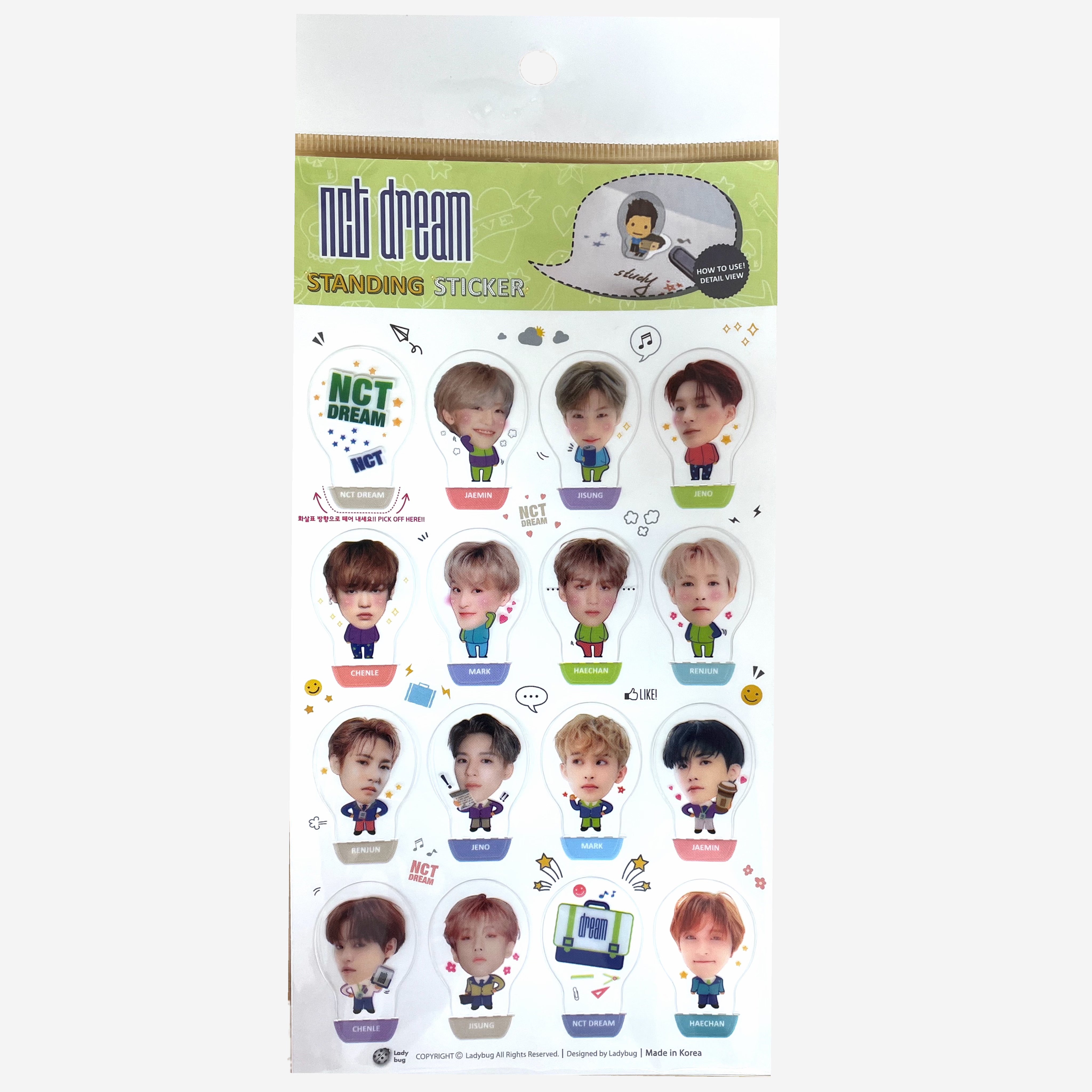 Kpop Standing Sticker - NCT Dream – www.cutecrushco.com