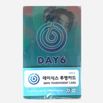 Kpop DAY6 Transparent Photo Cards (Pack of 25) – Collectible Korean Idol Cards JIHA