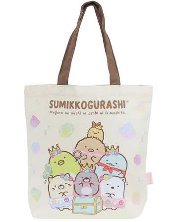 Sumikko Gurashi Odekake Cream Tote Bag www.cutecrushco.com