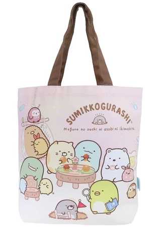 Sumikko Gurashi Odekake Pink Tote Bag www.cutecrushco.com