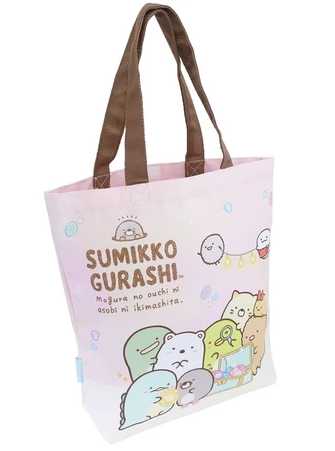Sumikko Gurashi Odekake Pink Tote Bag www.cutecrushco.com