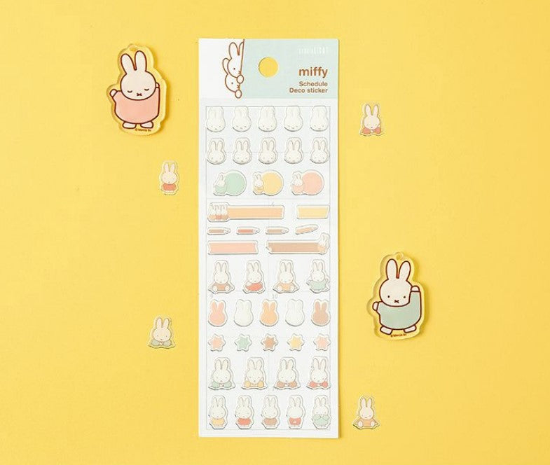 Miffy Schedule Deco Sticker Cheonyu