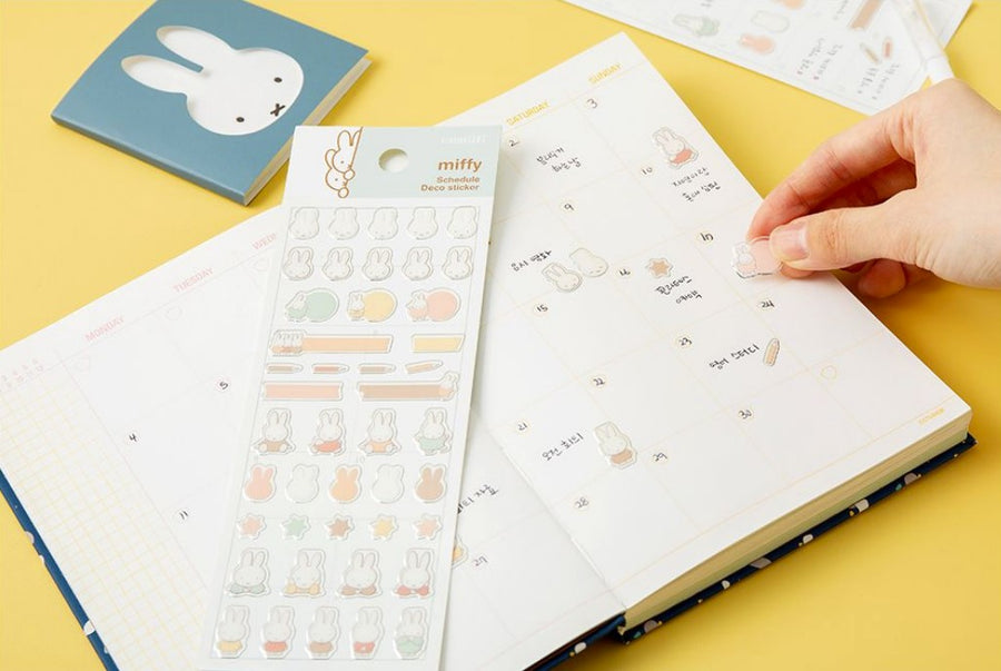 Miffy Schedule Deco Sticker Cheonyu