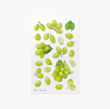 Fruit Sticker - Green Grape Cheonyu