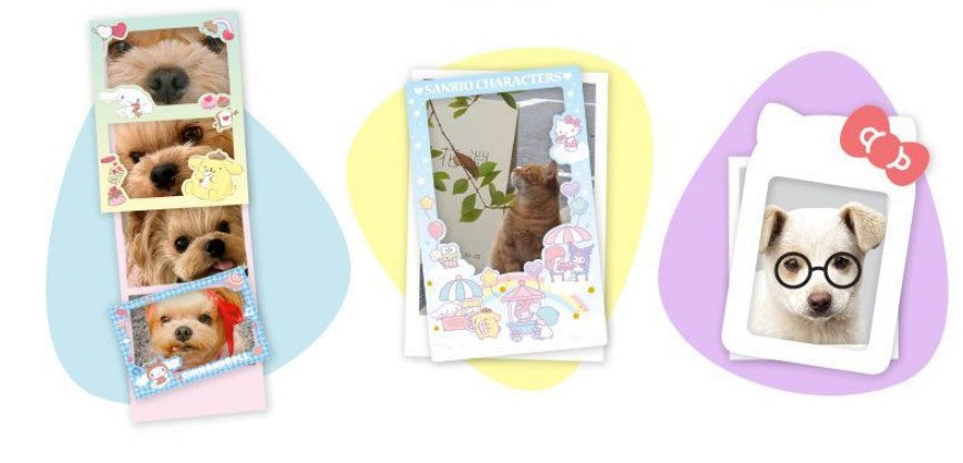 cute sticker frame pets