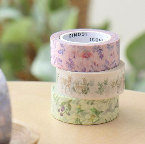 cute nature designs washi tapes