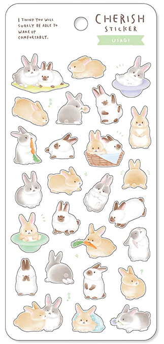 cute bunny stickers aesthetic decorate