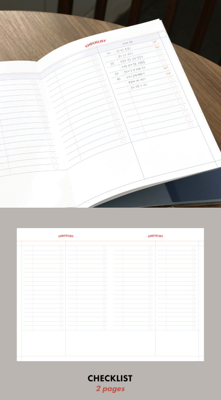 2024 weekly planner checklist pages organize 