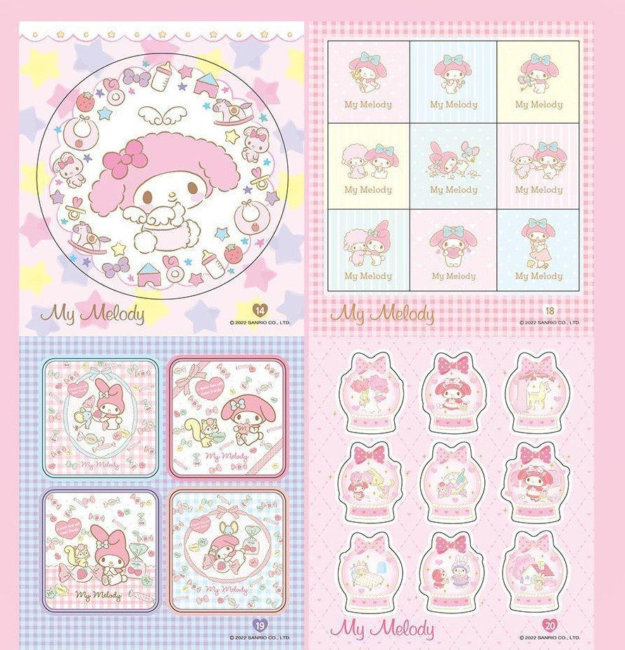 my melody and friends stickers