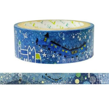 Shinzi Katoh Washi Tape - Galactic Railroad Night