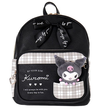 Sanrio Synthetic Leather Mini Backpack  -  Kuromi