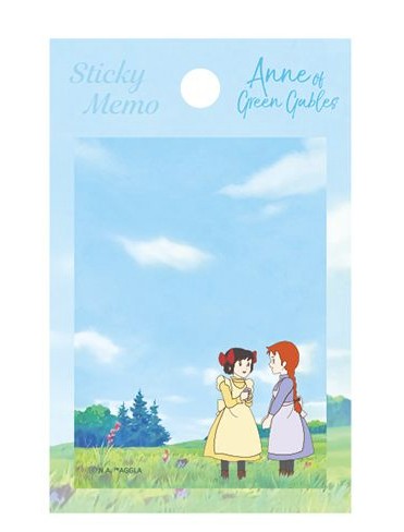 Anne of Green Gables Mini Sticky Memo - Cozy Blue
