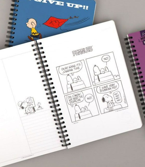 Peanuts Study Planner 4 Months - Charlie – www.cutecrushco.com