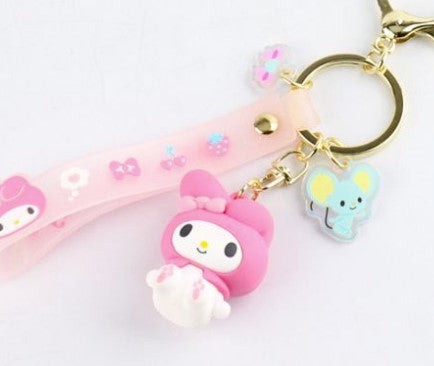 Sanrio My Melody Figure Keyring Keychain