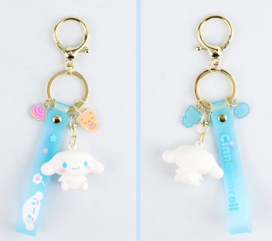 Sanrio Cinnamoroll Figure Keyring Keychain