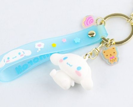 Sanrio Cinnamoroll Figure Keyring Keychain