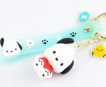 Sanrio Pochacco Figure Keyring Keychain