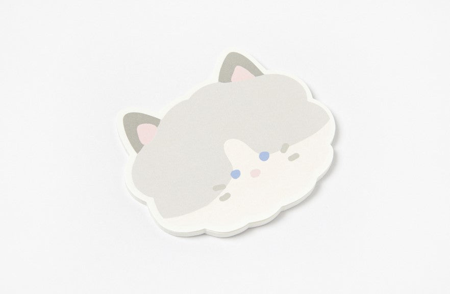 Fluffy Cat Sticky Memo Pad