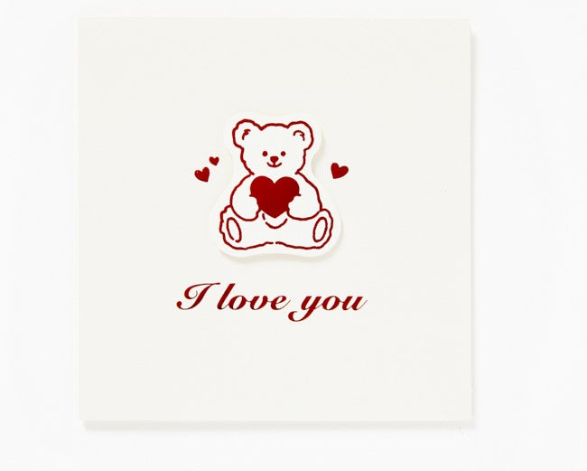 Bear I Love You Card