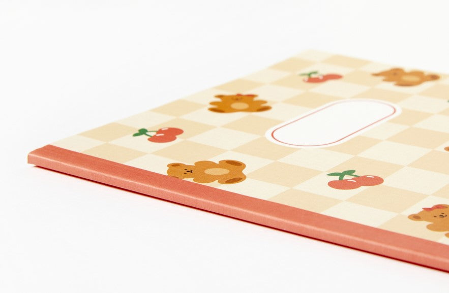 Cherry Bear Notebook Ruled