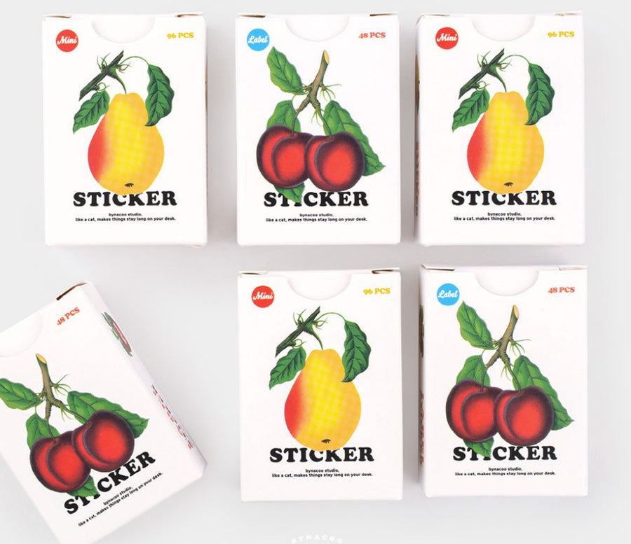 cute fruit stickers