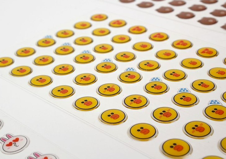 Line Friends Epoxy Sticker_Sall CY