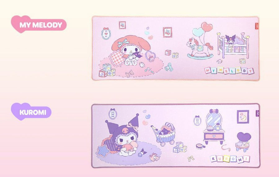Sanrio Playtime Wide Desk Mouse Pad
