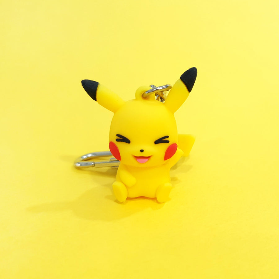 pikachu figure keychain