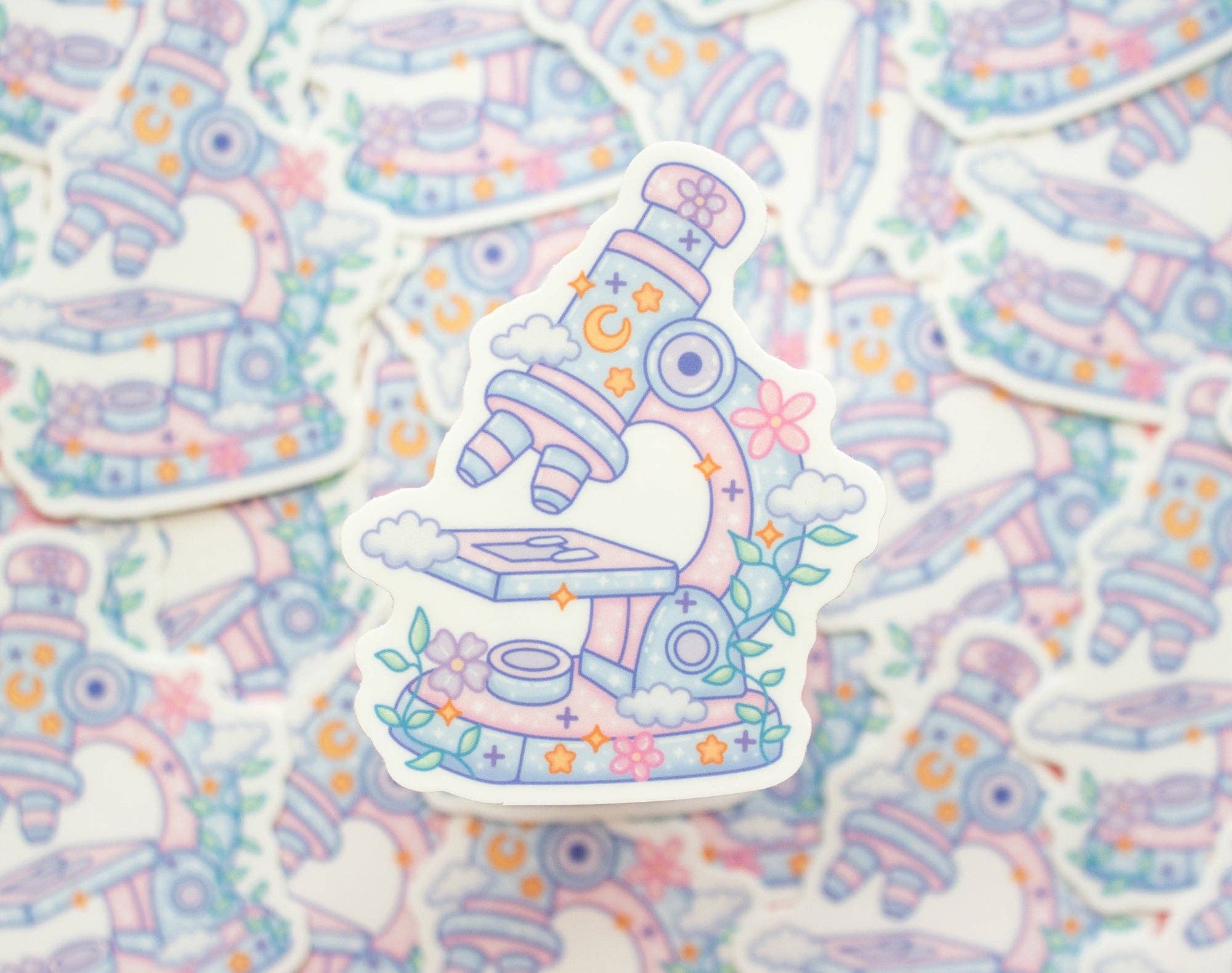 Compound Microscope Sticker Microscope Sticker – www.cutecrushco.com