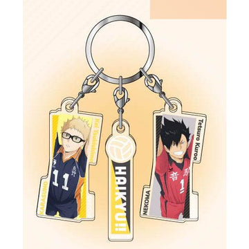 Haikyuu 3 Piece Acrylic Keychain - Tsukishima & Kuroo