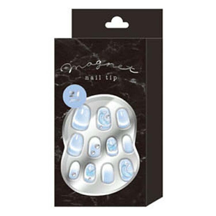 Press On Nails - Water Light Magnetic Gel Short Oval
