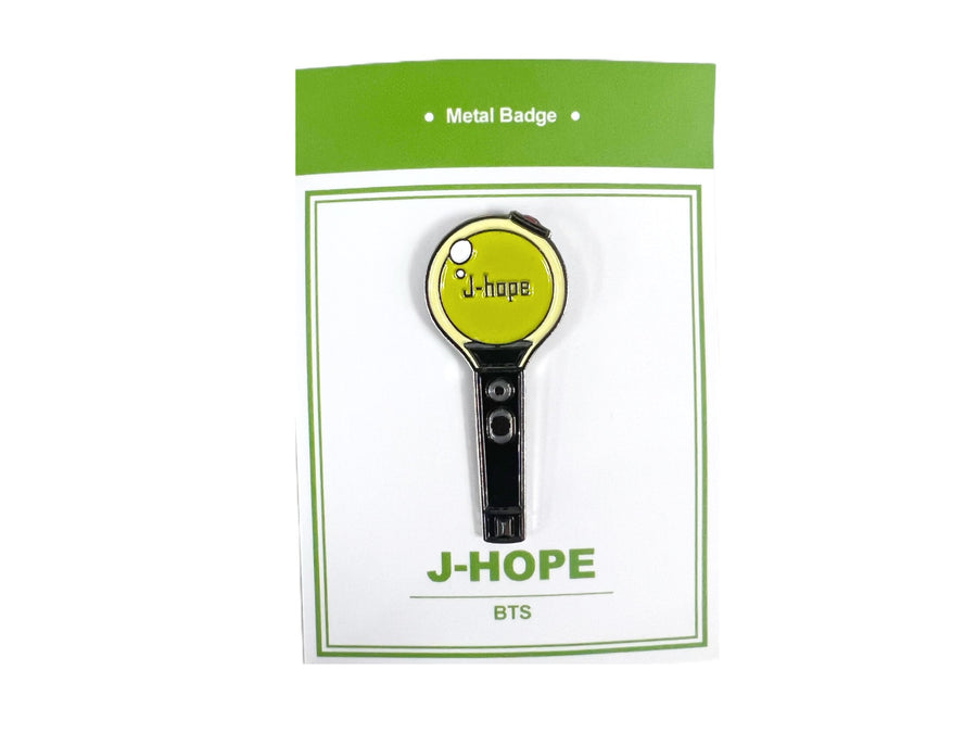 BTS J-Hope Enamel Pin Metal Badge www.cutecrushco.com