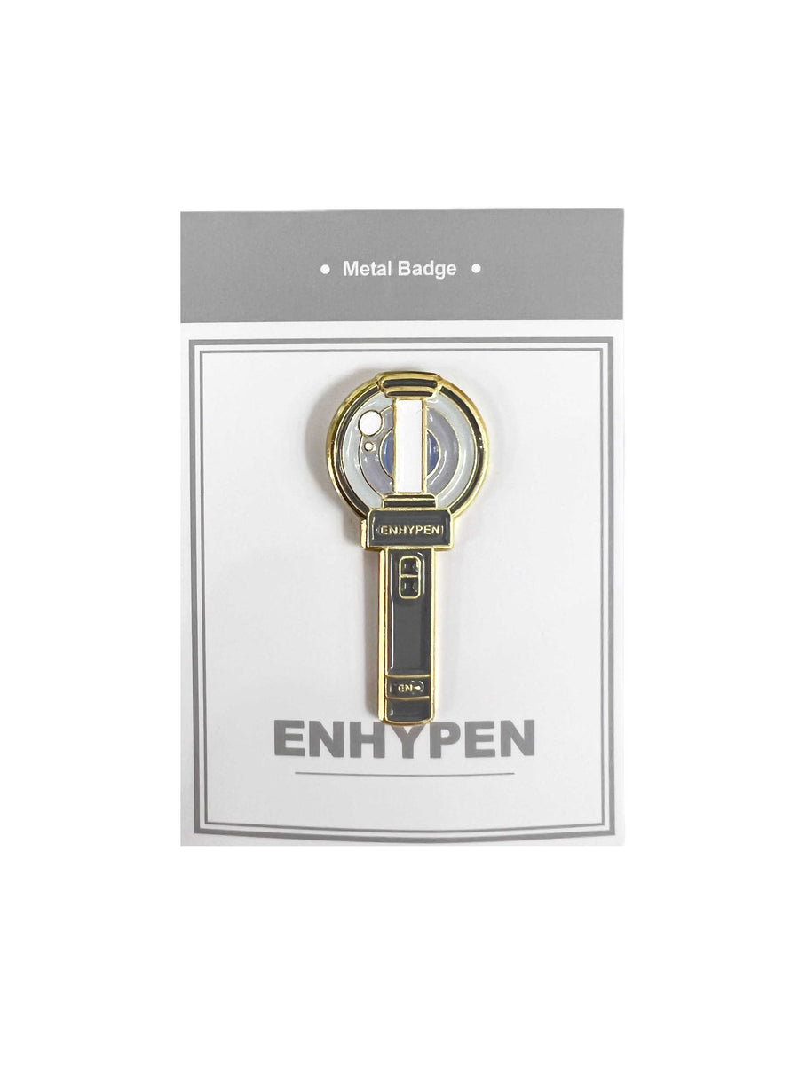Enhypen Lightstick Enamel Pin Metal Badge www.cutecrushco.com