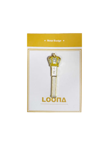 Loona Enamel Pin Metal Badge - Light Stick Ver. CUTE CRUSH