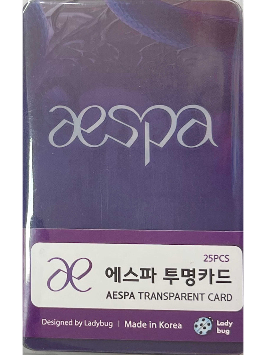 Kpop Transparent Photo Cards-Aespa JIHA