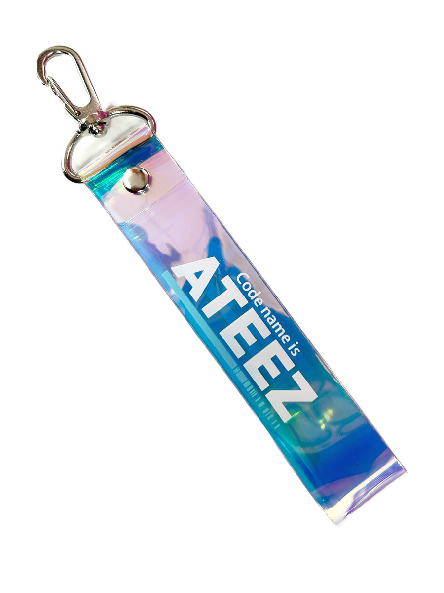 Ateez Iridescent (Clear) Keychain CUTE CRUSH