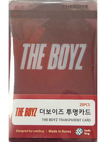 Kpop Transparent Photo Cards-THE BOYZ JIHA