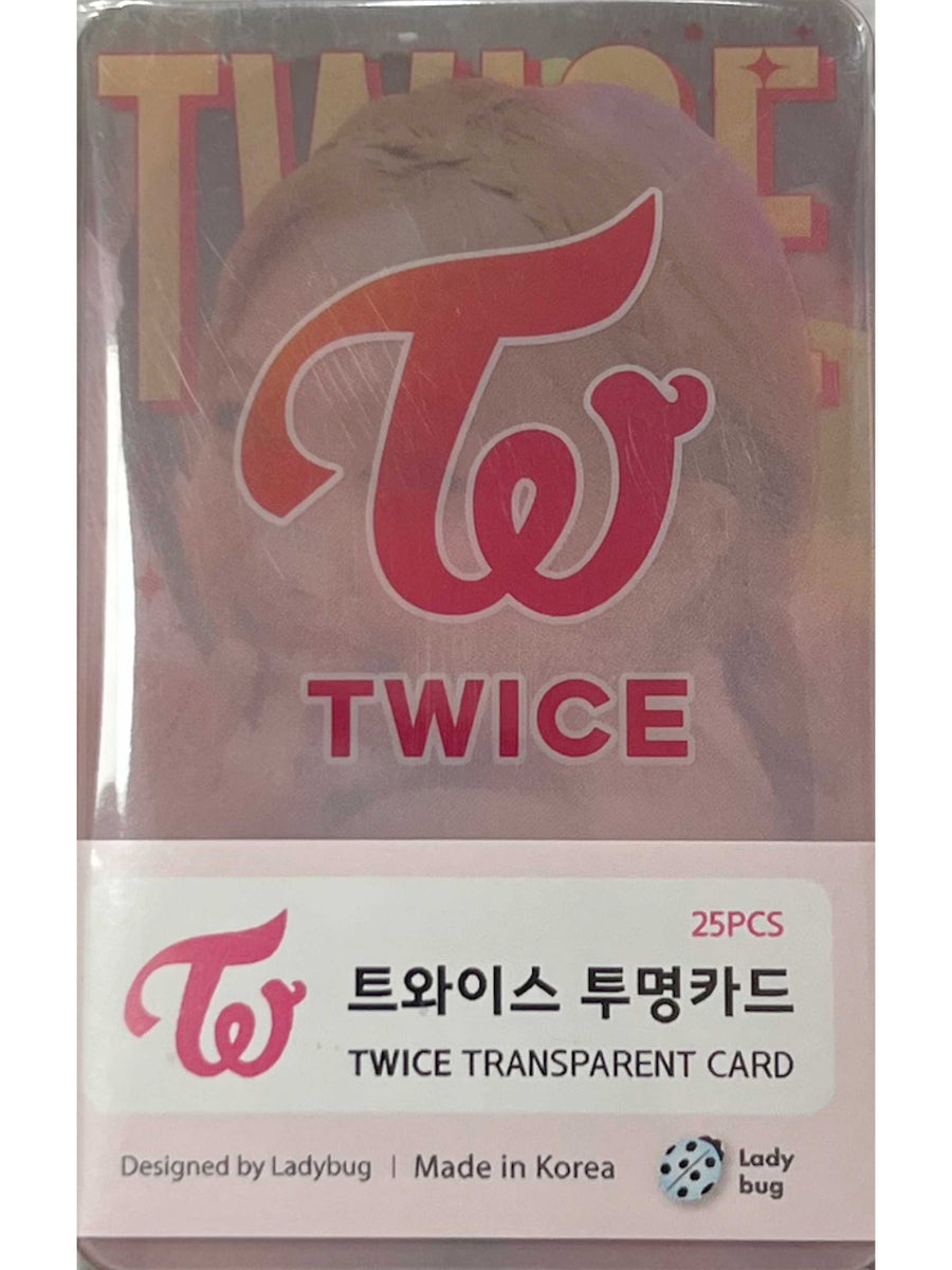 Kpop Transparent Photo Cards-TWICE JIHA
