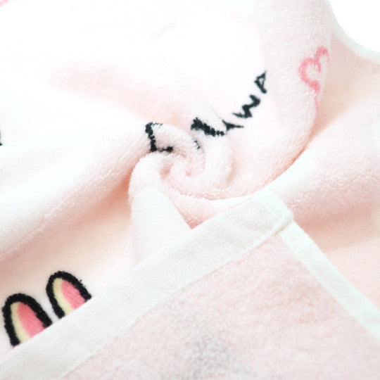 Japan Chiikawa Face Towel - Chiikawa & Hachiware & Rabbit : Happy Light Pink